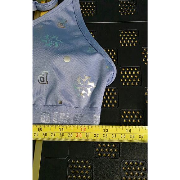 VICTORIA'S SECRET PINK snowflake Ultimate Lightly Lined Sports Bra Size Medium - Picture 5 of 6